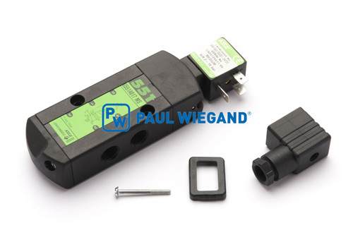 Electroválvula Haller x1/x2 24VDC 5/2 vías (03990026)