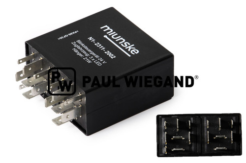 Relé intermitente Bucher Municipal Citycat 5006 24VDC (68043470)