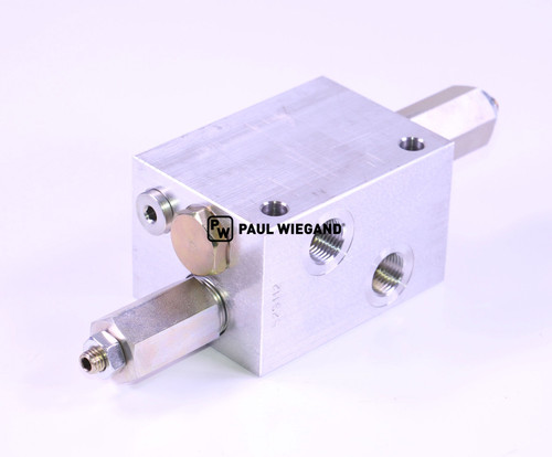 Senkbremsventil Bucher Municipal Cityfant 50/5000 Hydraulikzylinder Anhebung Heckklappe  (68054013)