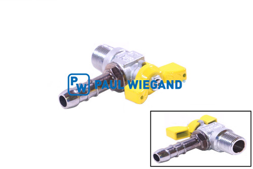 Kugelhahn Dulevo 5000 mit Schlauchstutzen Wassertank Wasseranlage (58014083)
