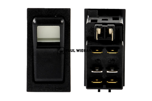 Interruptor basculante Bucher Municipal Citycat 2000 cabina porta instrumentos enclavamiento I-0-II (68024006)