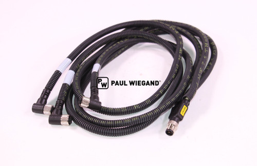 Cable de control Farid FMO interruptor de posición puerta trasera M12-M12-M12-M12 3x0,34mm² lg: 1100 (24010259)