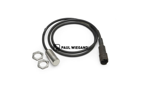 Interruptor de proximidad Zöller 2500 Diamond M18x1/M12x1 l: 45 lg: 1000 Contacto NA (no) (PNP) (11253048)