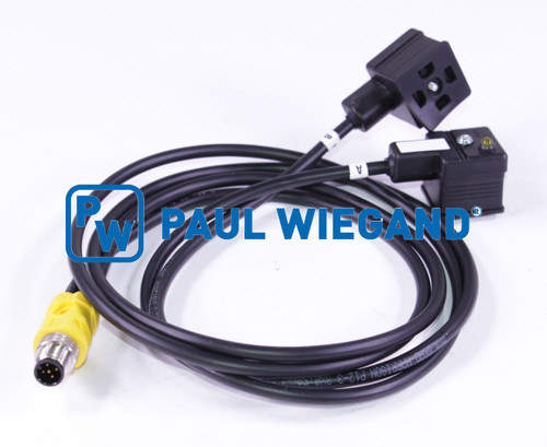 Cable de control Terberg Elektroteile con conector de válvula OmniDEL/TCA-DE/Tinium/TCA-DEL 1 M12 de 5 polos, longitud: 1000 (10013241)