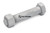 Tornillo cabeza hexagonal Bucher Municipal Citycat 2020 DIN 7990 M20x100 galvanizado 4.6 (68036980)