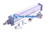 Cilindro neumático Geesink GEC 2510 Abridor de tapas superior (02023054)