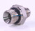 Einschraubverschraubung HS Fahrzeugbau Hydraulikzylinder Seitenverstellung Lifter G3/8"-9/16"-18 UNF ED verzinkt (05017611)