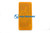 Reflector Faun Variopress V19B pieza trasera a granel amarillo autoadhesivo (01027842)