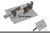 Válvula direccional Johnston VT/VS 650 completa Cilindro neumático Flap 24VDC 5/2 vías (67054103)