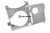 Carrier Schmidt Cleango 400/500 faro delantero izquierdo (63036232)