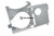 Carrier Schmidt Cleango 400/500 faro delantero izquierdo (63036232)