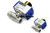 Válvula de bola neumática 2/2 vías DN15 G1/2" doble efecto (según DIN 3202-M3) (90000783)