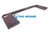 Revestimiento MFH 2500 parte trasera inferior RAL 7021 (59016210)