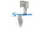 Soporte para mando a distancia por cable Schmidt Swingo serie 200 acero inoxidable (63012881)