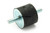 Tope caucho-metal Ventilador Schmidt Cleango 400/500 (63036026)