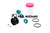 Kit de juntas Brock SL Jumbo cilindro neumático material grueso aleta boca de aspiración derecha (64064030)