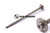 Tubo de lubricación Perno Haller X1 placa de soporte superior (03902022)