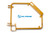 Barra de seguridad Geesink GCB 1000 Split izquierda (02037120)