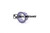 Collarín Johnston C401 Perno Brazo escoba D: 28/35 d: 25 h: 16,5 (67032083)