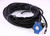 Cable adaptador Motec Ametek MK892.20-G.20 con manguera protectora para remolques apto para semirremolques Krone y Cargobull (79010515)