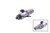 Válvula reguladora de caudal Hako Citymaster 1600 bloque de control soplante Número de identificación 149101600744-149102604354 12VDC 3 vías 32 l/min (65016026)