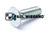 Tornillo avellanado con hexágono interior DIN/ISO 7991/10642 M8x25 galvanizado 10.9 (93000614)