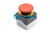 Botón de parada de emergencia Geesink GCB 1000 Split completo (02037002)