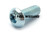 Tornillo de cabeza avellanada con hexágono interior DIN/ISO 7985/7380-1 M8x20 galvanizado 10.9 (90000295)