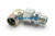 Racor codo Haller x2 cilindro telescópico pared de prolongación M18x1,5/M22x1,5-15L galvanizado (03027115)