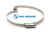 Abrazadera de manguera MFH 2500 Abrazadera de puente Manguera de soplado Boca de aspiración galvanizada d: 100-120 an: 9 Tipo "R" derecha (59800038)