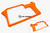 Revestimiento lateral Hako Citymaster 2000 carrocería derecha naranja (65067004)