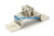 Placa de fijación RAVO 5-series cable pull barredora contenedor (60056361)