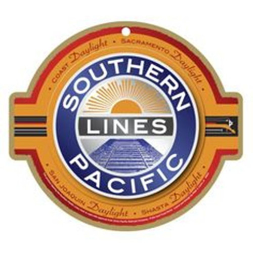 Southern Pacific Lines Wooden Plaque