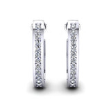 Oval Shape Hoop Earrings