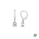 Cushion Cut Diamond Dangle Earring