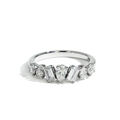 Mix Fancy Cut Diamond Wedding Band
