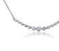 Curved Graduated Diamond Necklace