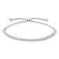 Classic Bolo Bracelet Set With Round Cut Diamonds.