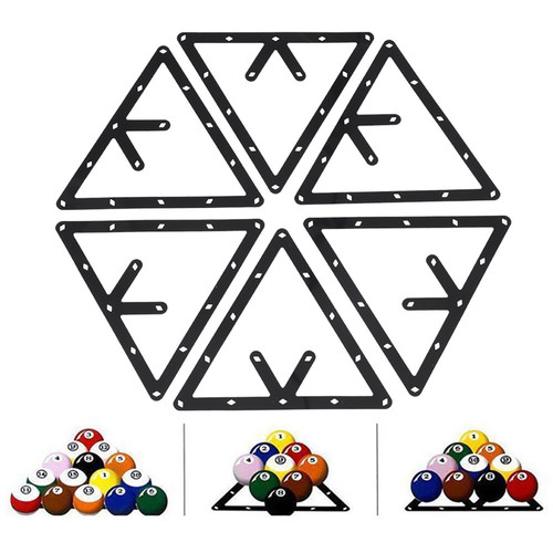 /Set Billiard Rack Black Triangle Ball Holder Positioning Billiard Table Pool Cue Accessory Billiard Ball Rack Billiard Rack /Set Billiard Rack Black Triangle Ball Holder Positioning Billiard Table Pool Cue Accessory Billiard Ball Rack Billiard Rack