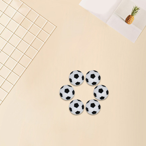 6pcs Foosball Foosball Table Balls Mini Table Soccer Balls For Adult Desktop Replacement Wear Resistant Strong Break Resistant 6pcs Foosball Foosball Table Balls Mini Table Soccer Balls For Adult Desktop Replacement Wear Resistant Strong Break Resistant