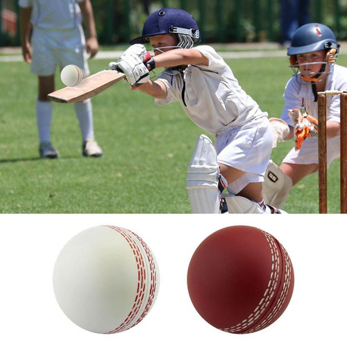 3/10pcs Sports Cricket Ball PU Stress Ball Sports Practice Decompressions Ball For Indoor Outdoor Garden Beach Family Games