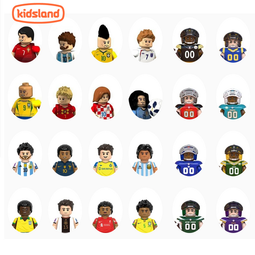 Kidsland Educational Building Blocks Soccer Football Rugby Game Field World Cup Star Series Boys Holiday Sports Toy Gift Kidsland Educational Building Blocks Soccer Football Rugby Game Field World Cup Star Series Boys Holiday Sports Toy Gift