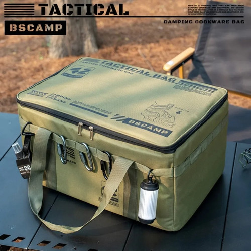 42L large capacity camping equipment storage bag thermal insulation folding storage box handbag tactical camping picnic tool 42L large capacity camping equipment storage bag thermal insulation folding storage box handbag tactical camping picnic tool