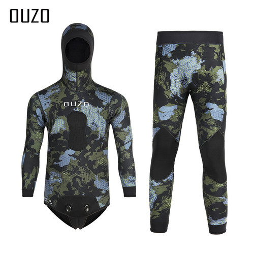3mm Neoprene Camo Wetsuit Hunting Fish Suit Two Piece Diving Suit Men's Snorkeling Kayak Swimming Harpoon Fishing Wetsuit 3mm Neoprene Camo Wetsuit Hunting Fish Suit Two Piece Diving Suit Men's Snorkeling Kayak Swimming Harpoon Fishing Wetsuit