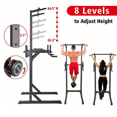 Tungsten Steel Pull Up Dip Bar, Multi-Function Power Tower, Adjustable Dip Station, for Home Gym Calisthenics Equipment Tungsten Steel Pull Up Dip Bar, Multi-Function Power Tower, Adjustable Dip Station, for Home Gym Calisthenics Equipment