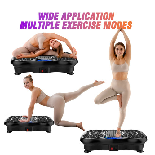 Vibration Plate Exercise Machine Fat-Burning Full Body Workout Power Vibration n Resistance Bands Fitness Equipmen Weight Loss Vibration Plate Exercise Machine Fat-Burning Full Body Workout Power Vibration n Resistance Bands Fitness Equipmen Weight Loss