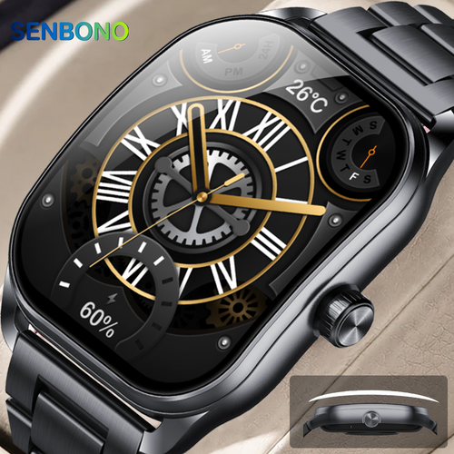 SENBONO JX629 Big Screen Smart Watch 2.01inch 300mAh Large Battery BT Call Sport Watch Fitness Tracker Women Smartwatch Men SENBONO JX629 Big Screen Smart Watch 2.01inch 300mAh Large Battery BT Call Sport Watch Fitness Tracker Women Smartwatch Men