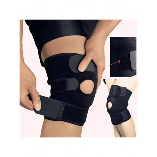Breathable Adjustable Knee Brace (Without Side Stabilizers) – For Exercise Training & Knee Pain Relief Breathable Adjustable Knee Brace (Without Side Stabilizers) – For Exercise Training & Knee Pain Relief