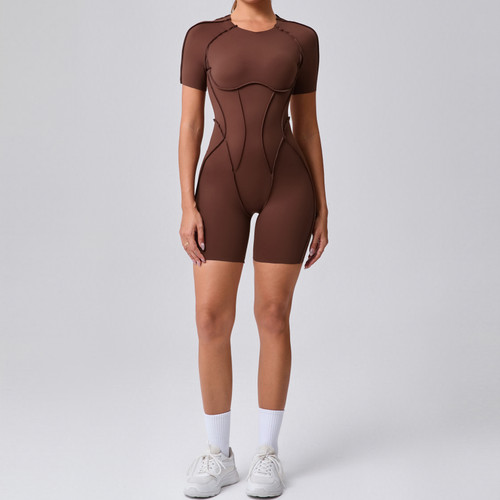 Short Jumpsuit Gym Clothes For Women Sportswear Fitness Overalls Backless Scrunch Booty Yoga Suit Sports Set Outfit Short Jumpsuit Gym Clothes For Women Sportswear Fitness Overalls Backless Scrunch Booty Yoga Suit Sports Set Outfit