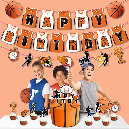 NBA Theme Happy Birthday Party Decoration For Home Decoration Banner Bunting Cupcake Topper Decor Boy's Birthday Party Supplies NBA Theme Happy Birthday Party Decoration For Home Decoration Banner Bunting Cupcake Topper Decor Boy's Birthday Party Supplies